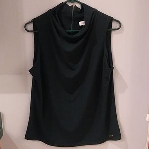 Dark green sleeveless top